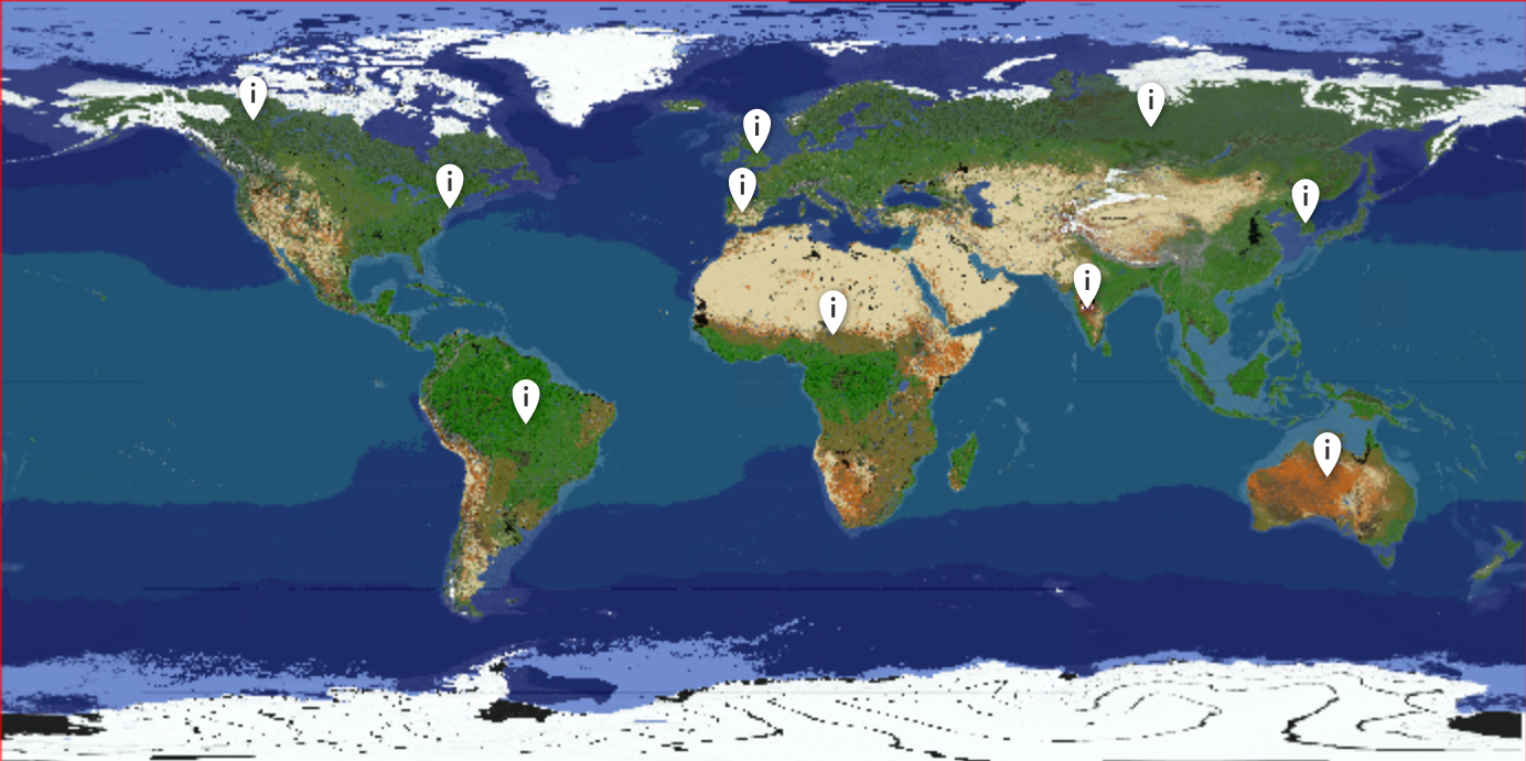 Undiscovered Waystones Map